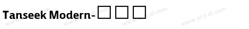 Tanseek Modern字体转换 Tanseek Modern字体转换